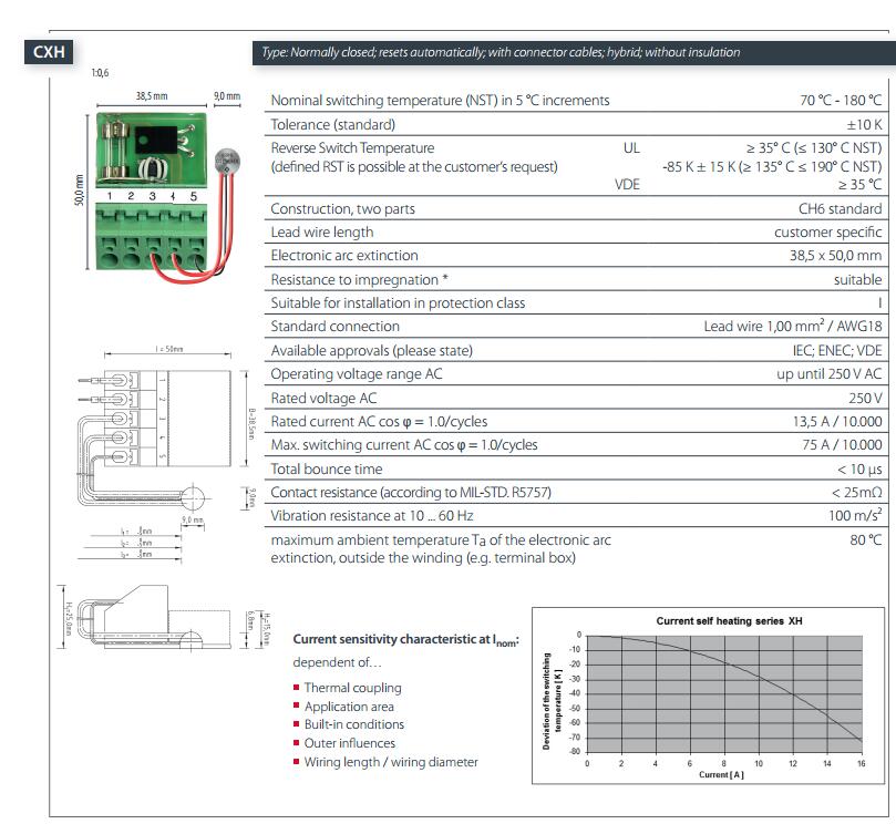 CXH thermostat