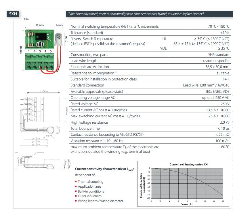 SXH thermostat