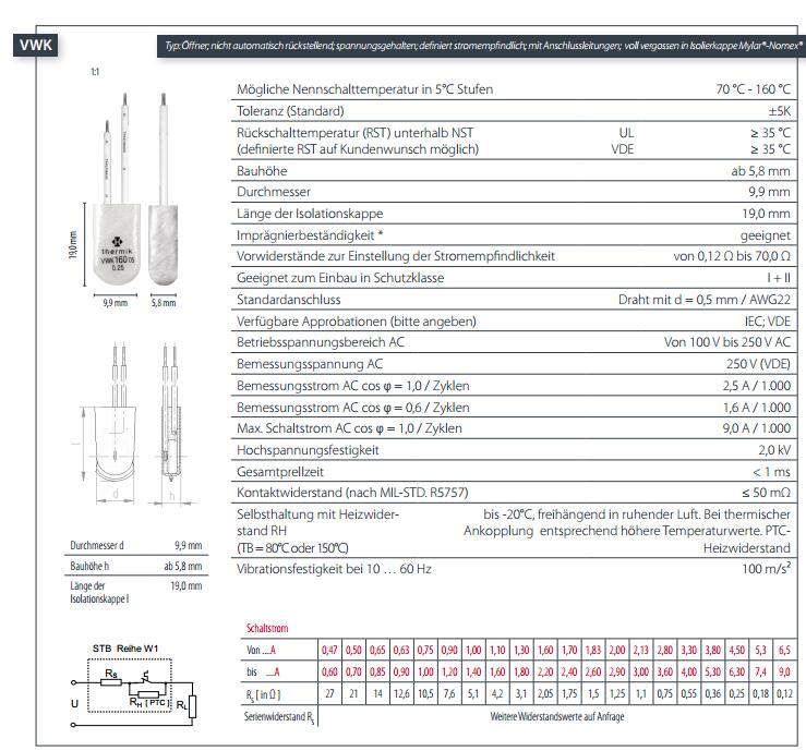 VWK thermostat